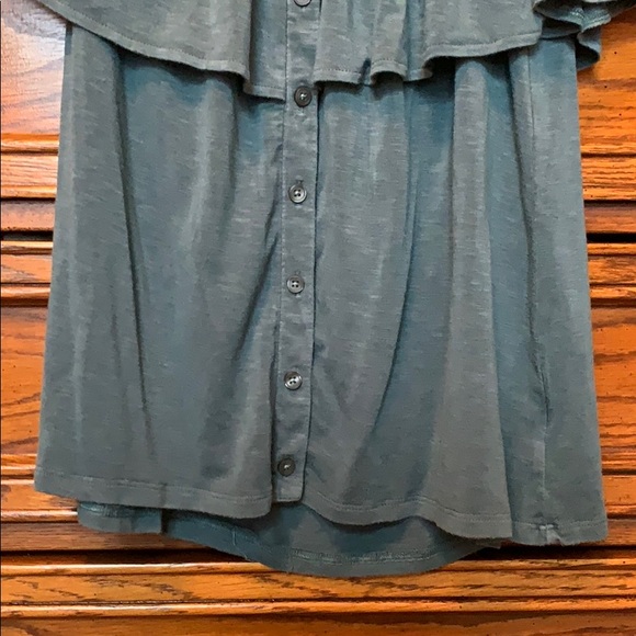 American Eagle outfitters teal off the shoulder - Picture 3 of 7